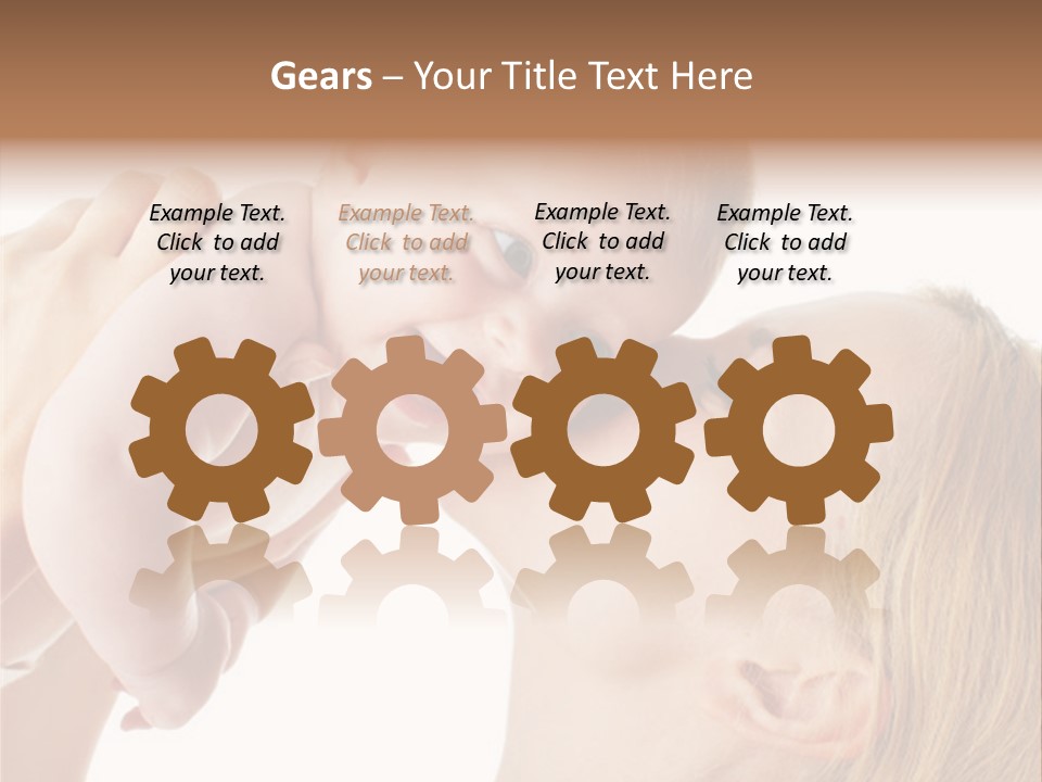 Indoors Shot Toddler PowerPoint Template