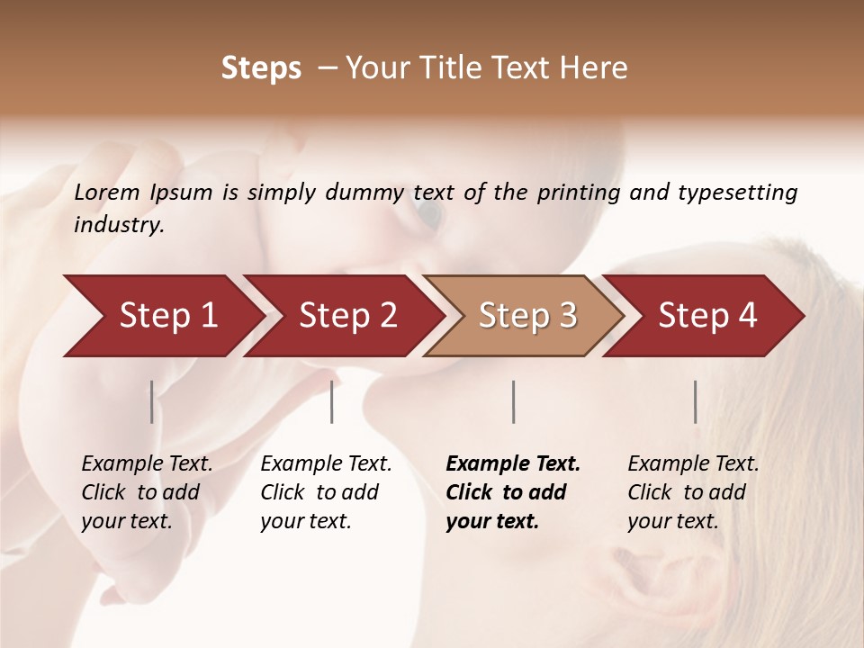 Indoors Shot Toddler PowerPoint Template