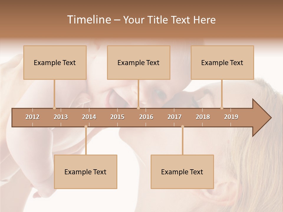 Indoors Shot Toddler PowerPoint Template