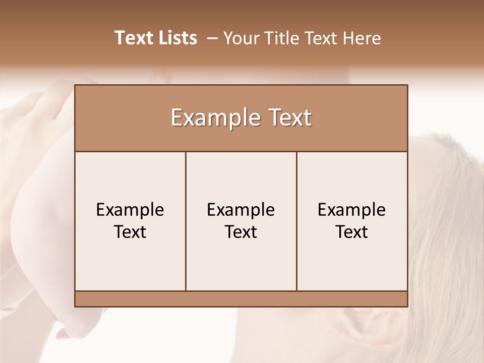 Indoors Shot Toddler PowerPoint Template