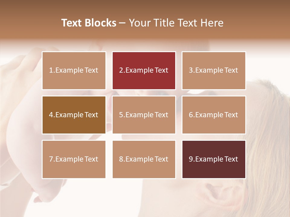 Indoors Shot Toddler PowerPoint Template