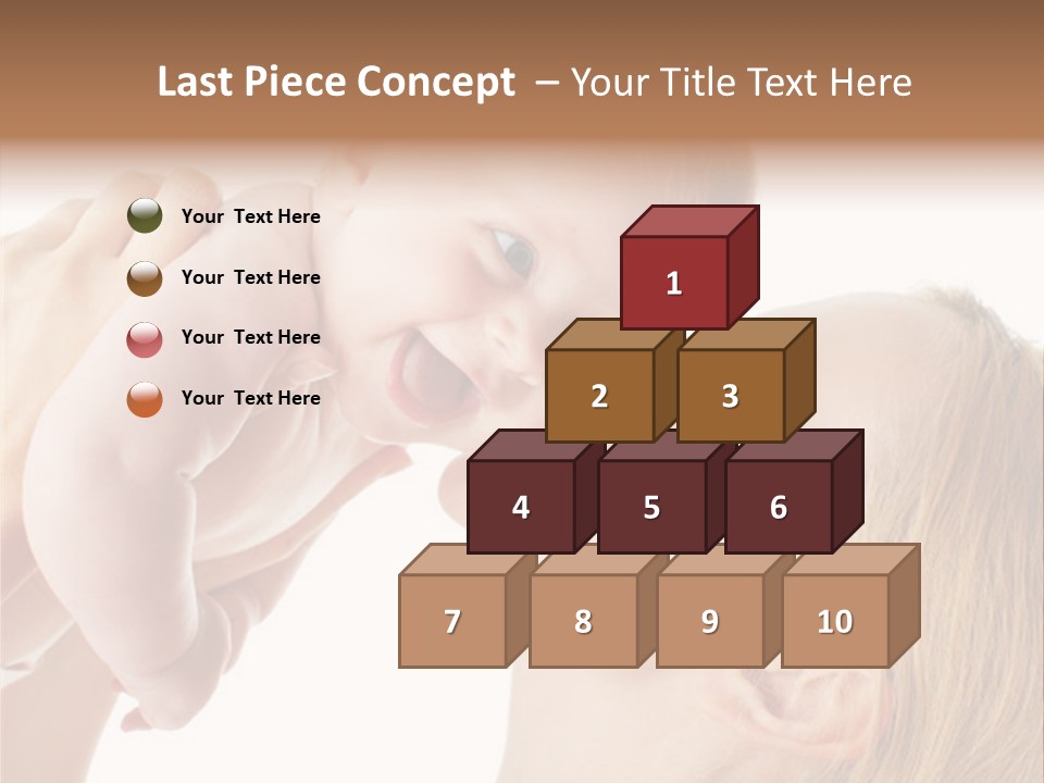 Indoors Shot Toddler PowerPoint Template