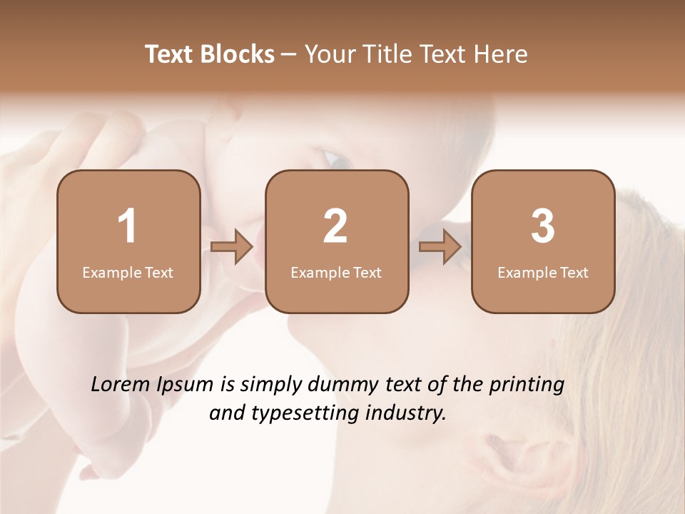 Indoors Shot Toddler PowerPoint Template