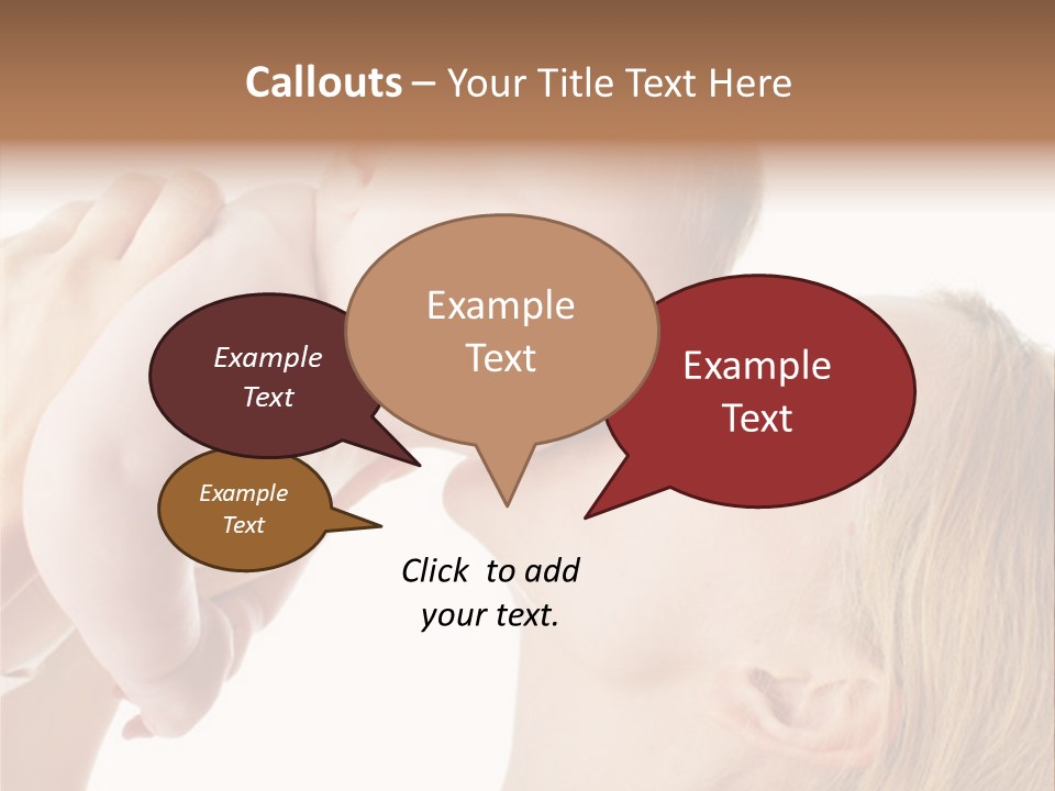 Indoors Shot Toddler PowerPoint Template