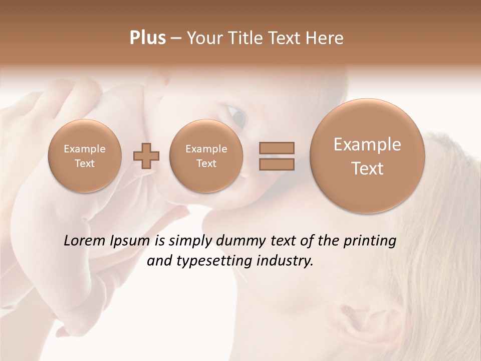 Indoors Shot Toddler PowerPoint Template