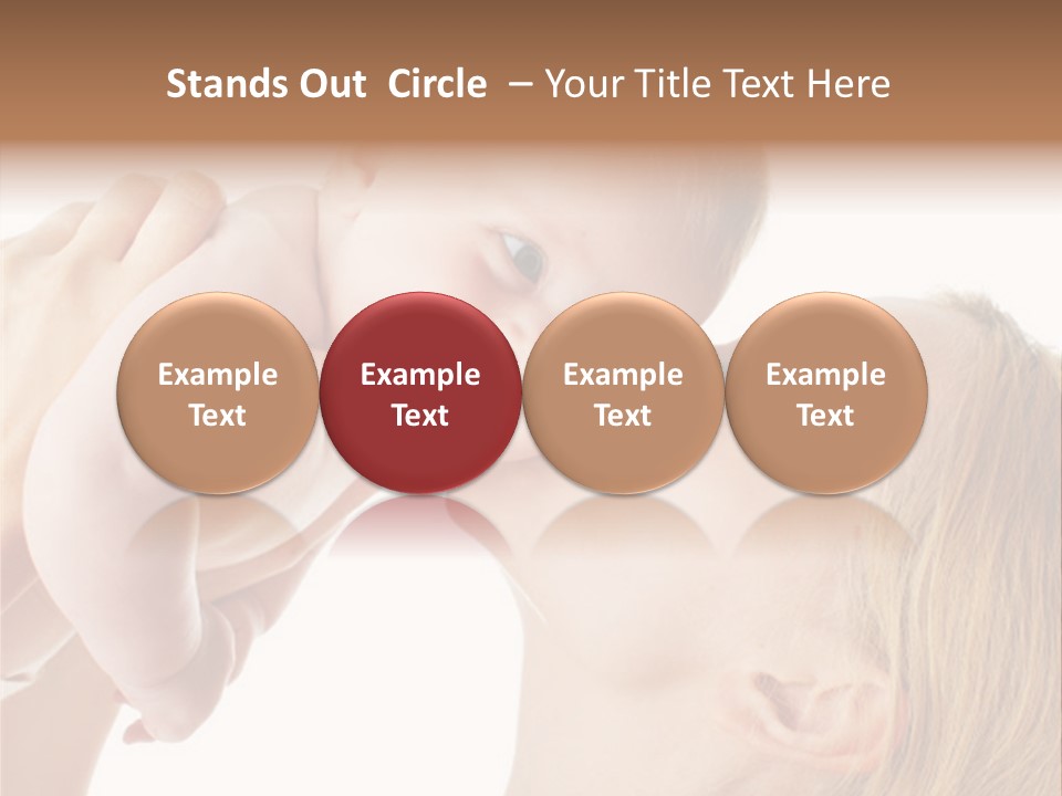 Indoors Shot Toddler PowerPoint Template