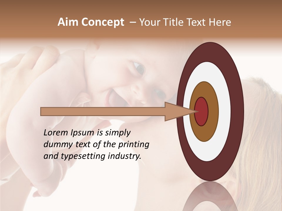 Indoors Shot Toddler PowerPoint Template