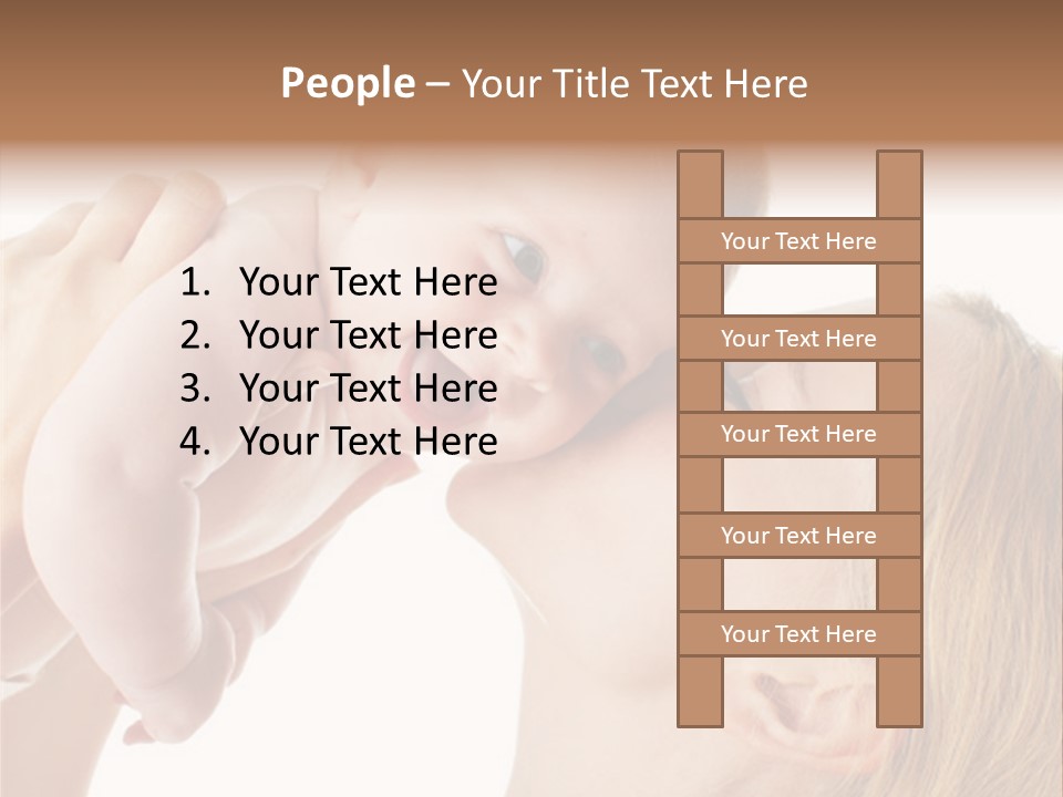 Indoors Shot Toddler PowerPoint Template