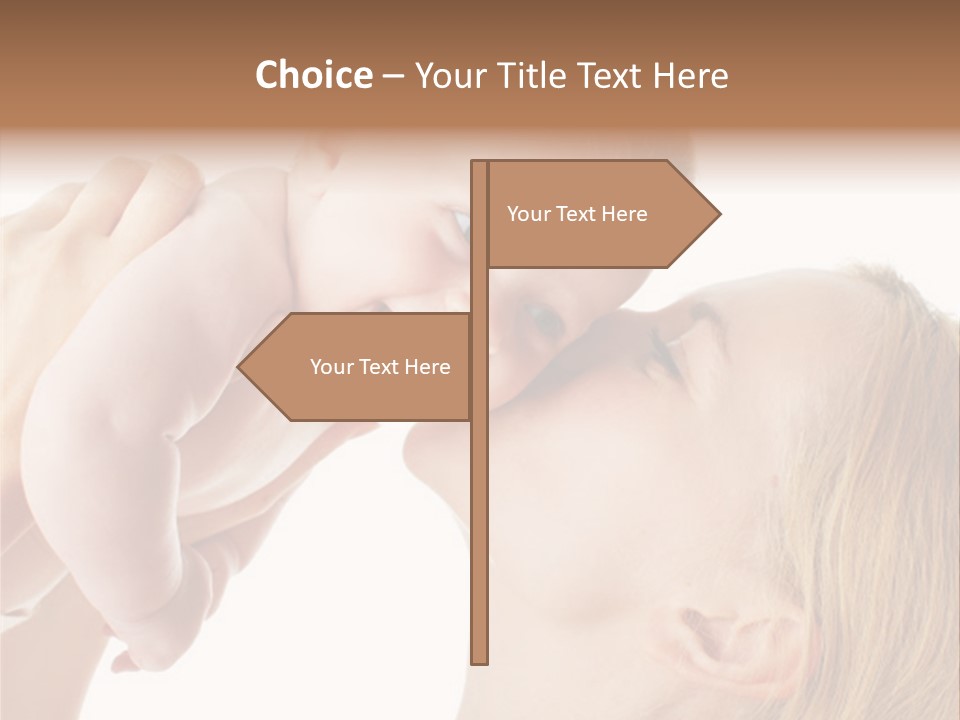 Indoors Shot Toddler PowerPoint Template