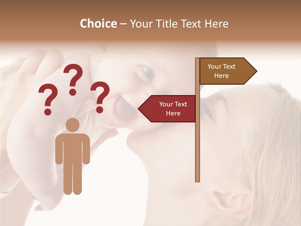 Indoors Shot Toddler PowerPoint Template