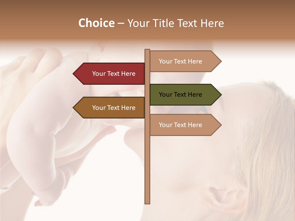 Indoors Shot Toddler PowerPoint Template