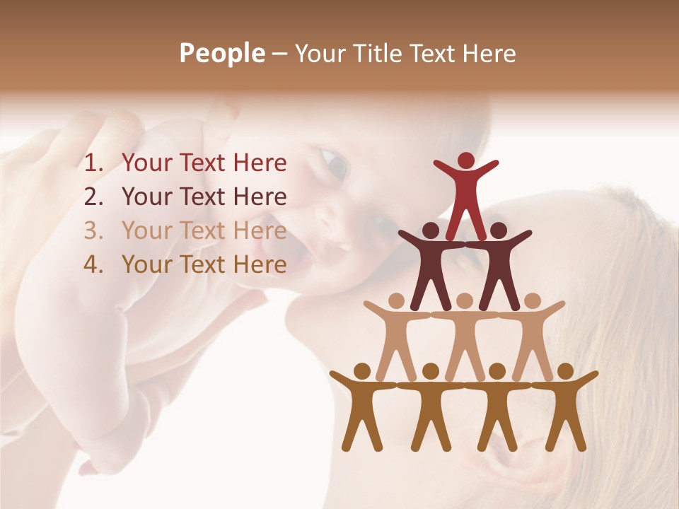 Indoors Shot Toddler PowerPoint Template