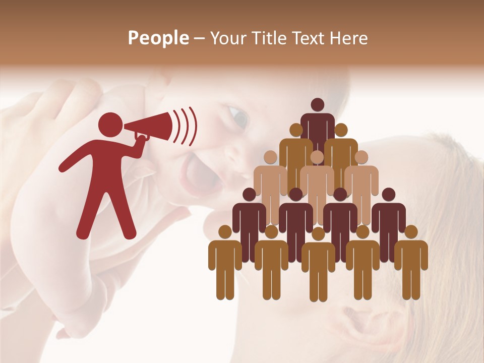 Indoors Shot Toddler PowerPoint Template