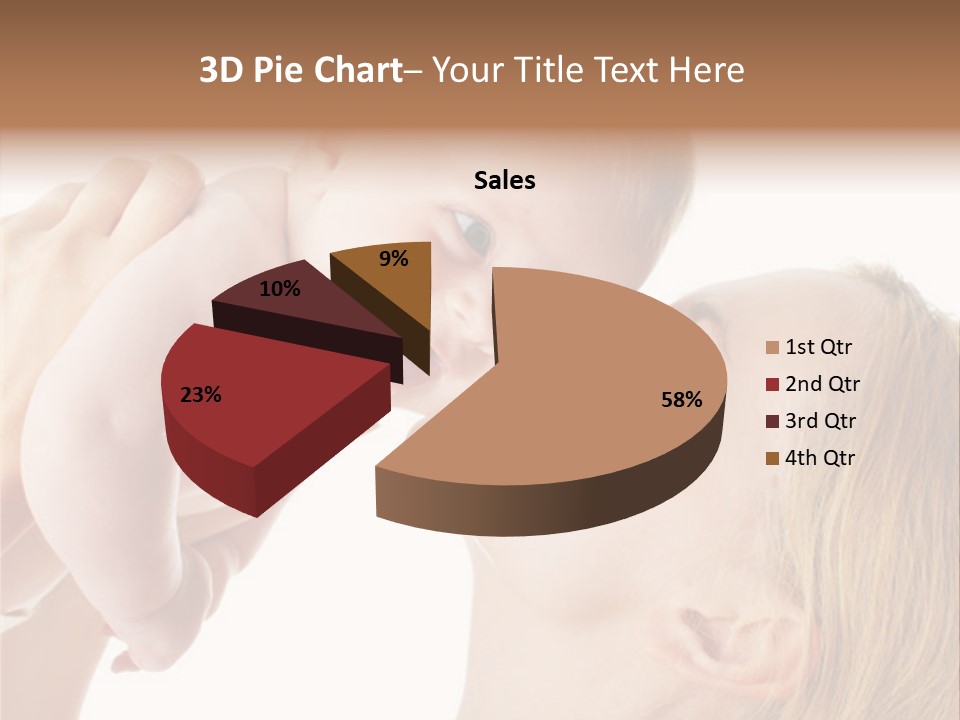 Indoors Shot Toddler PowerPoint Template