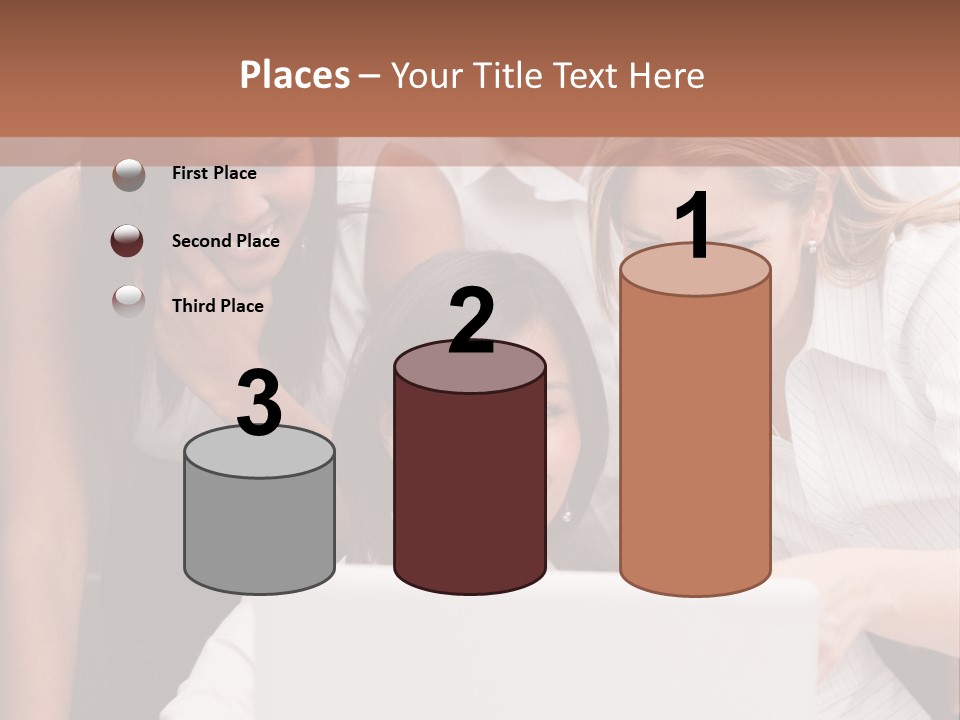 Computer Girls Guys PowerPoint Template