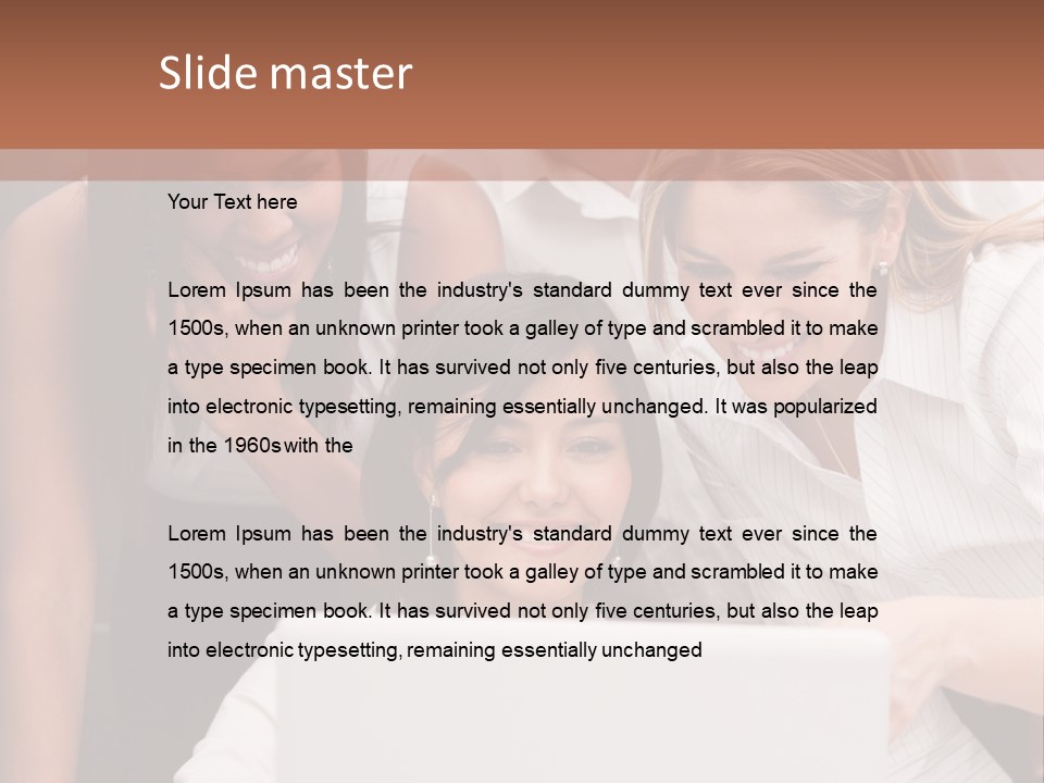 Computer Girls Guys PowerPoint Template