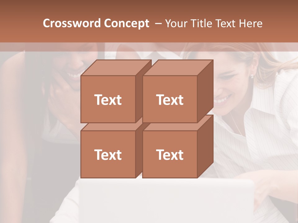 Computer Girls Guys PowerPoint Template