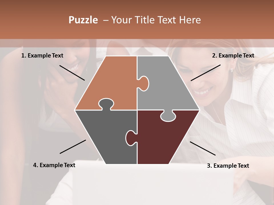 Computer Girls Guys PowerPoint Template