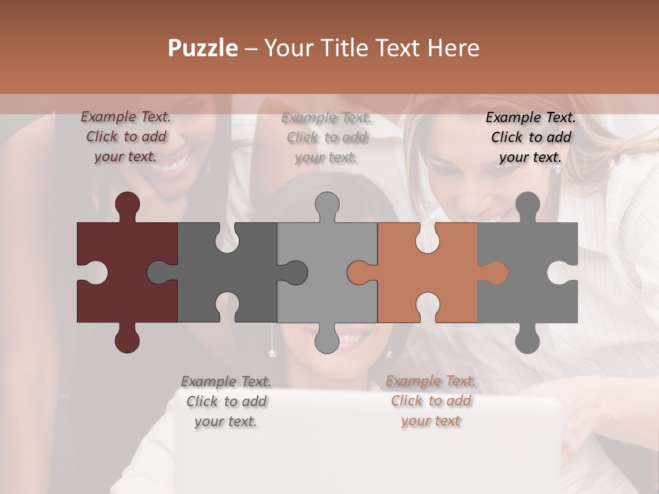 Computer Girls Guys PowerPoint Template