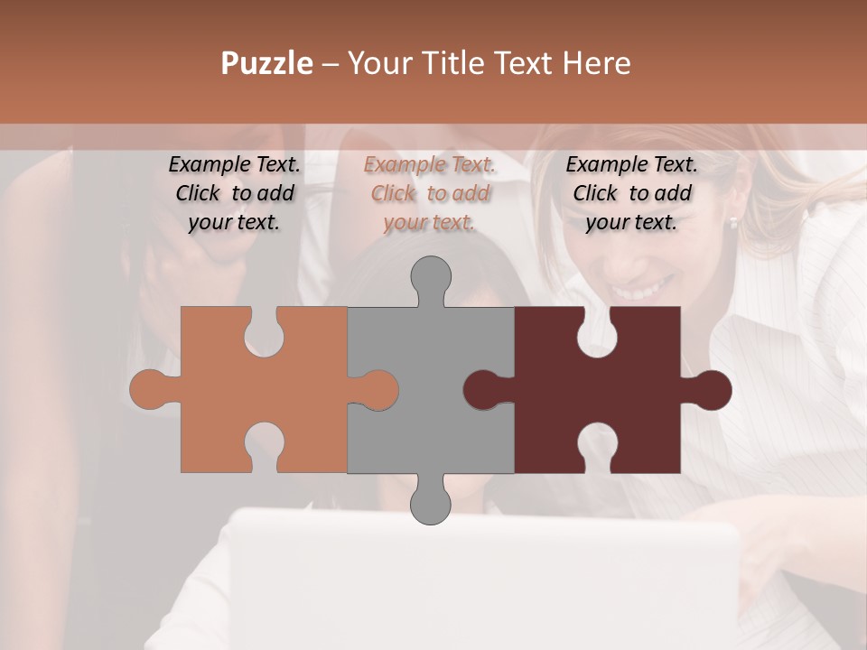 Computer Girls Guys PowerPoint Template