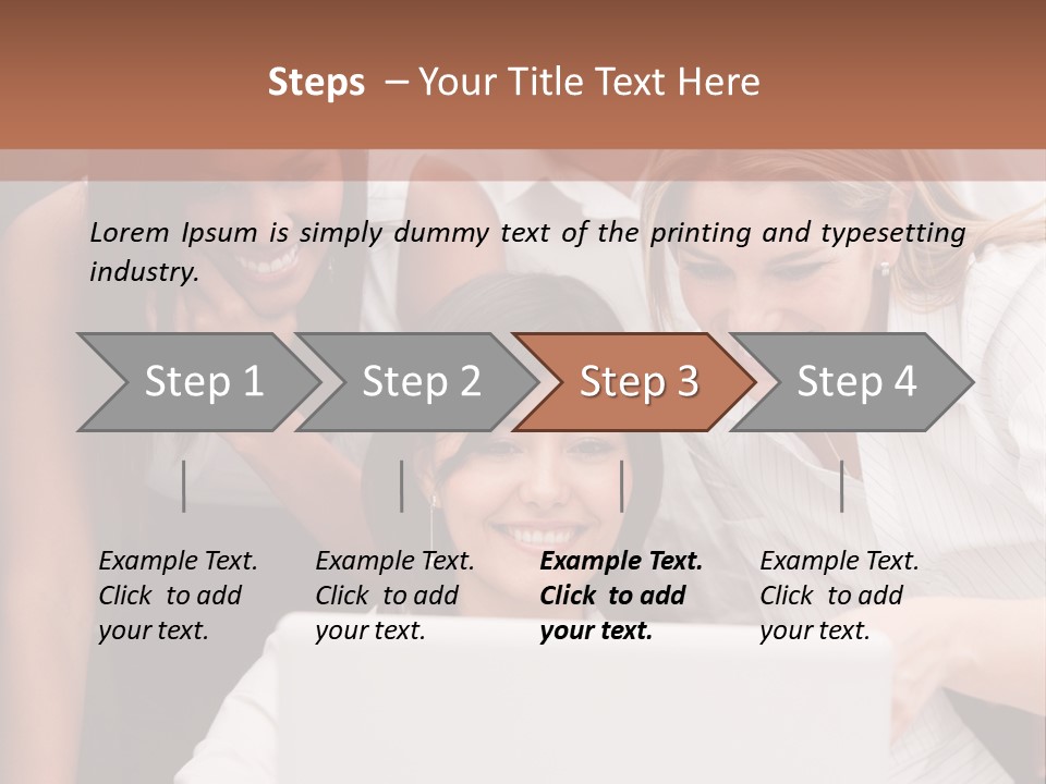 Computer Girls Guys PowerPoint Template