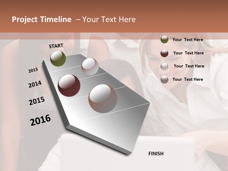 Computer Girls Guys PowerPoint Template
