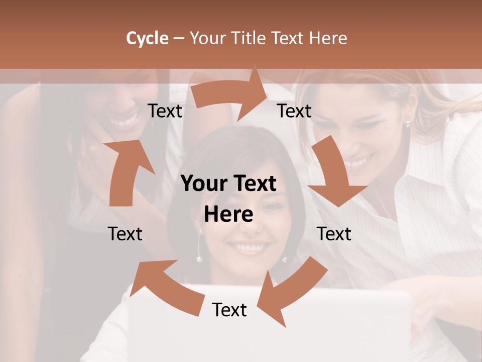 Computer Girls Guys PowerPoint Template