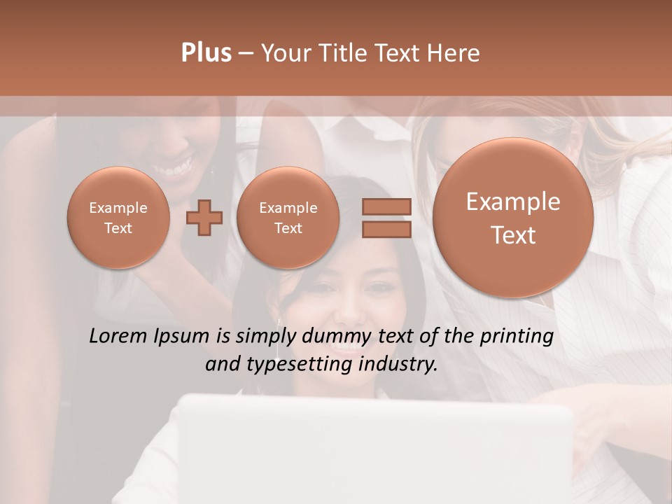 Computer Girls Guys PowerPoint Template