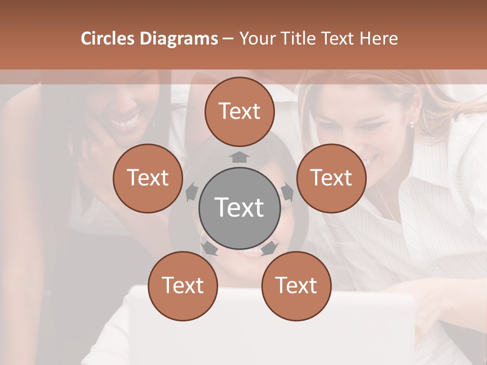 Computer Girls Guys PowerPoint Template