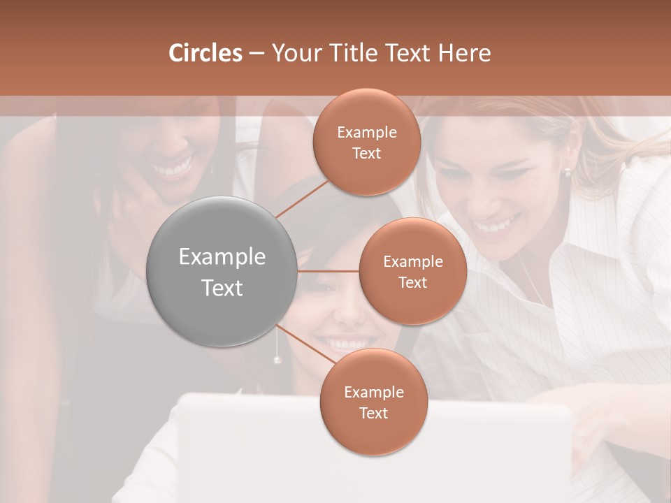 Computer Girls Guys PowerPoint Template