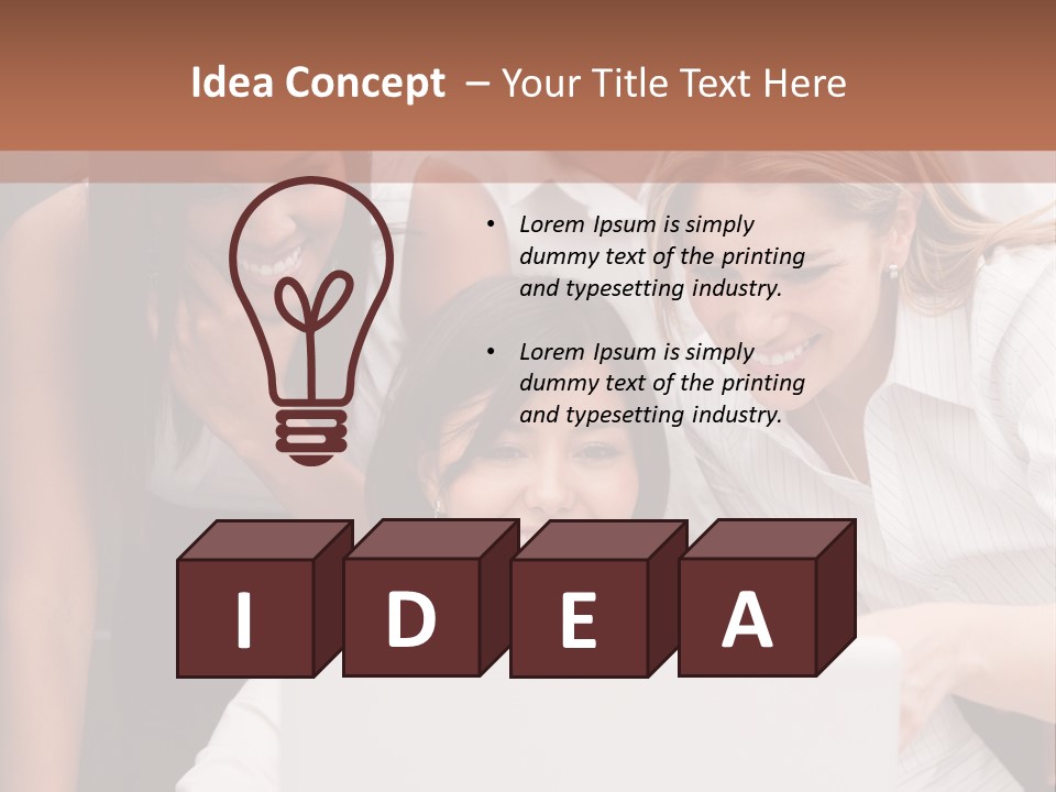 Computer Girls Guys PowerPoint Template