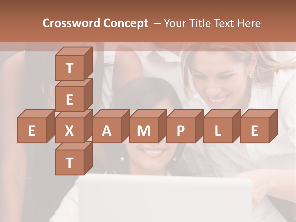 Computer Girls Guys PowerPoint Template