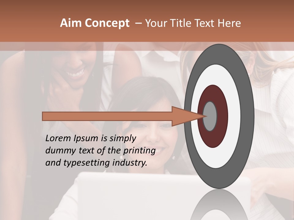 Computer Girls Guys PowerPoint Template