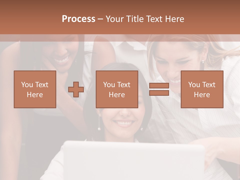 Computer Girls Guys PowerPoint Template