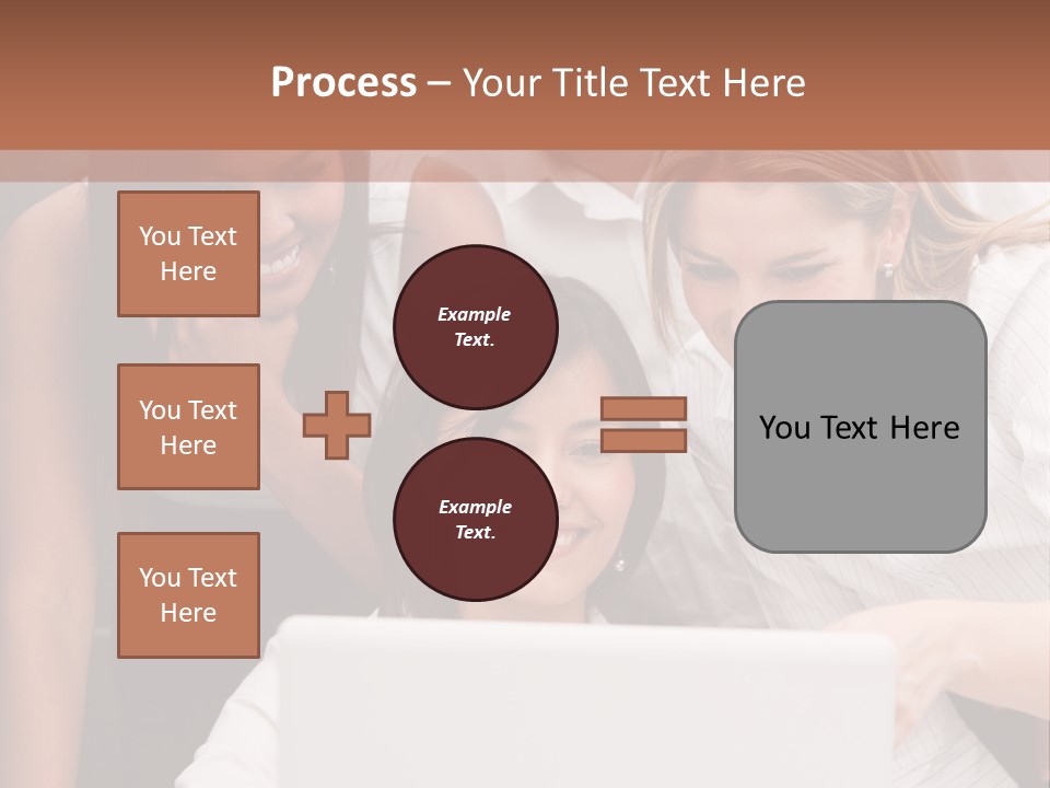 Computer Girls Guys PowerPoint Template