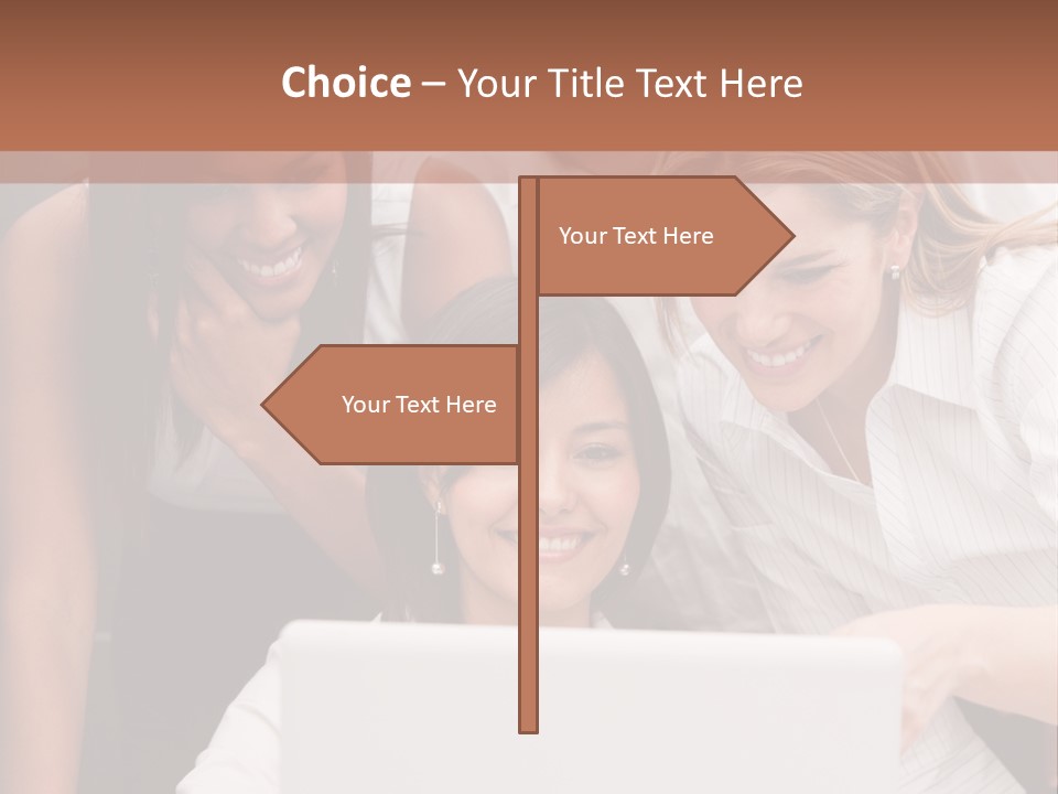 Computer Girls Guys PowerPoint Template