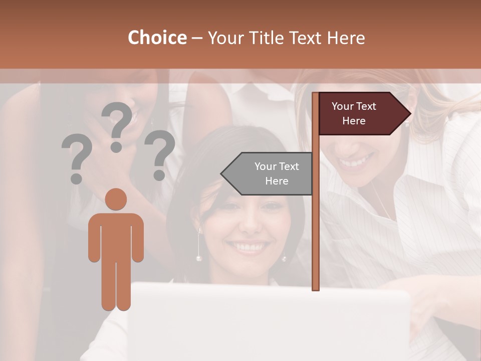 Computer Girls Guys PowerPoint Template