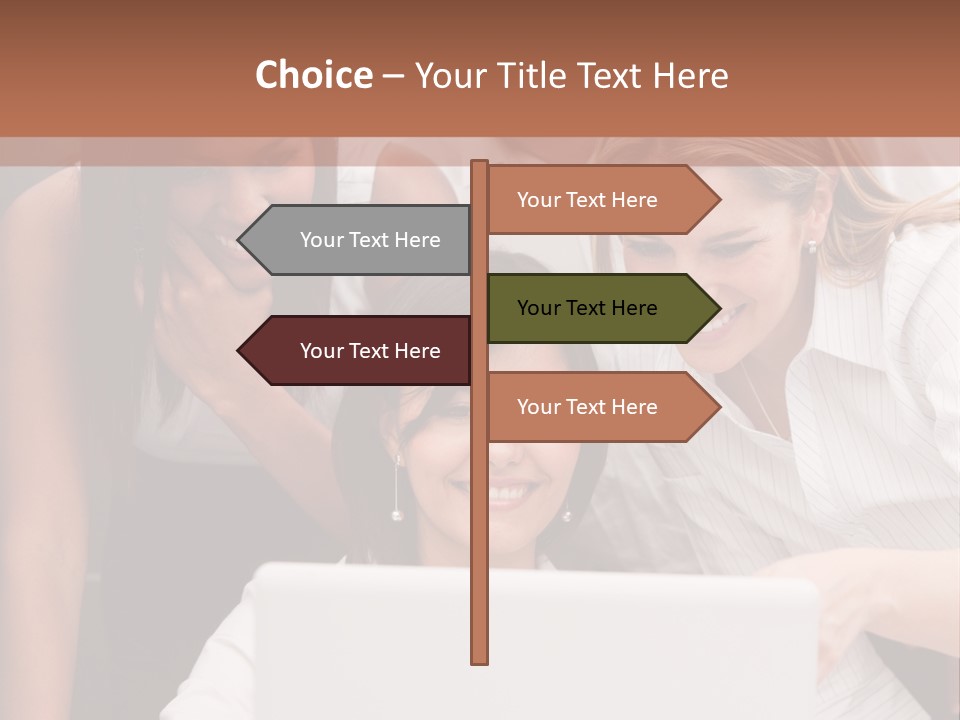 Computer Girls Guys PowerPoint Template