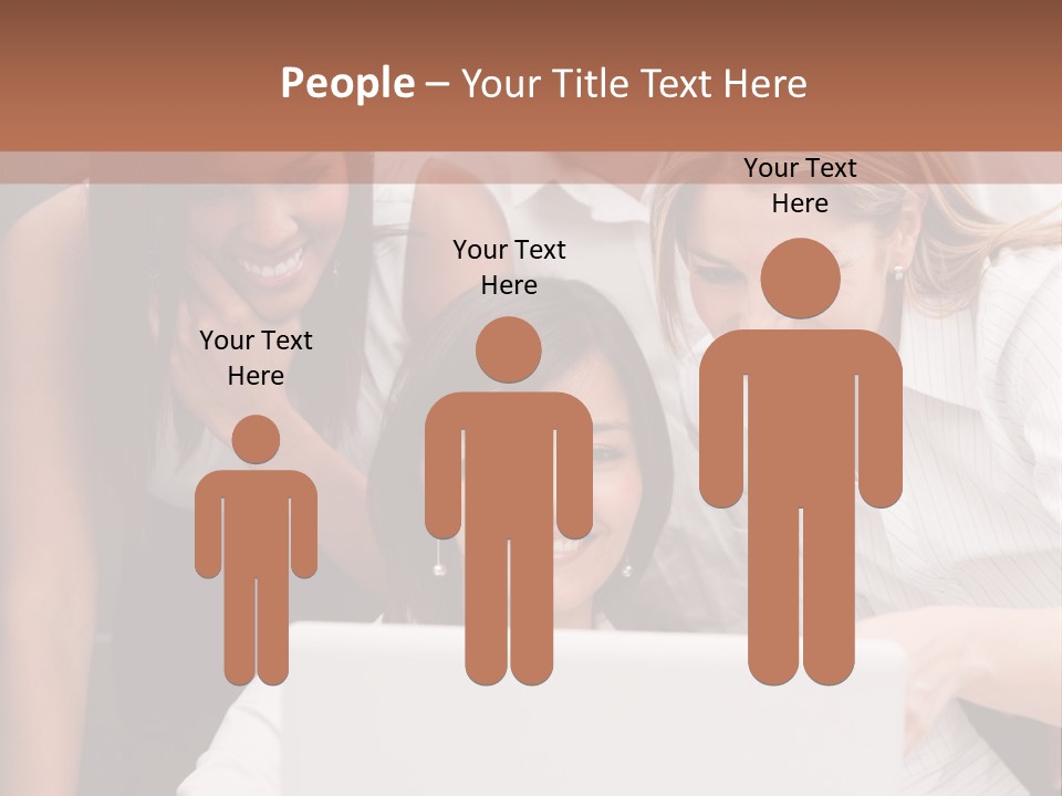 Computer Girls Guys PowerPoint Template