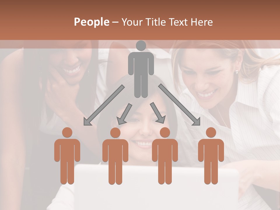 Computer Girls Guys PowerPoint Template