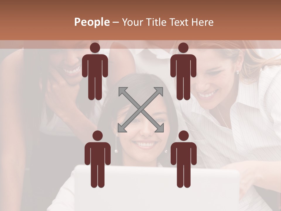 Computer Girls Guys PowerPoint Template