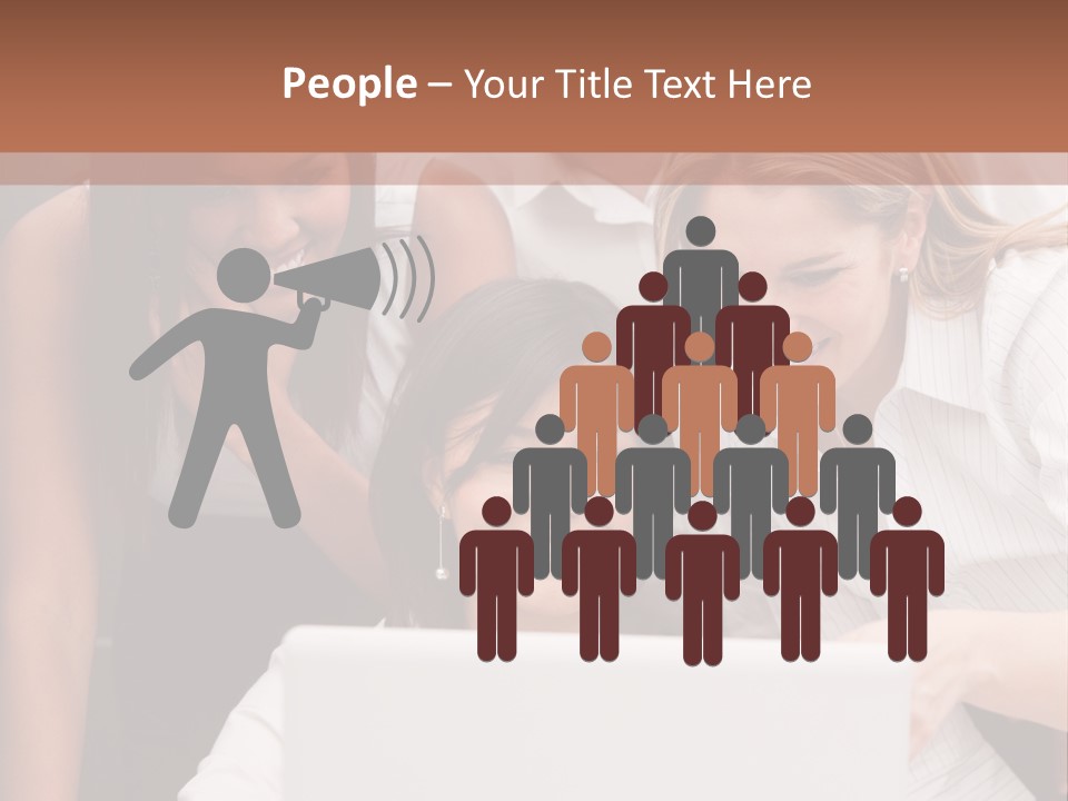 Computer Girls Guys PowerPoint Template