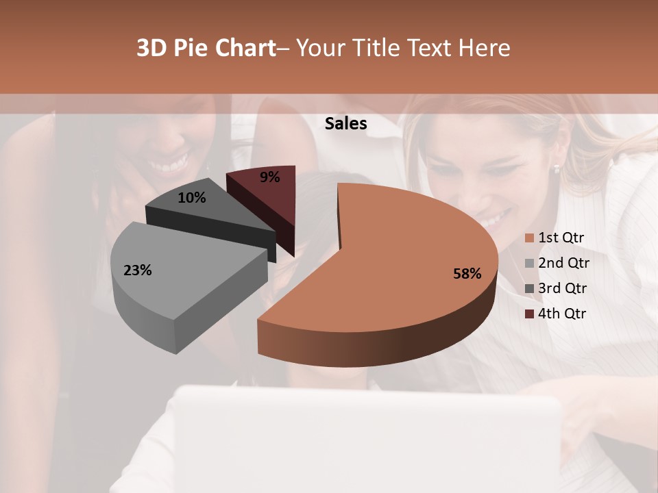 Computer Girls Guys PowerPoint Template
