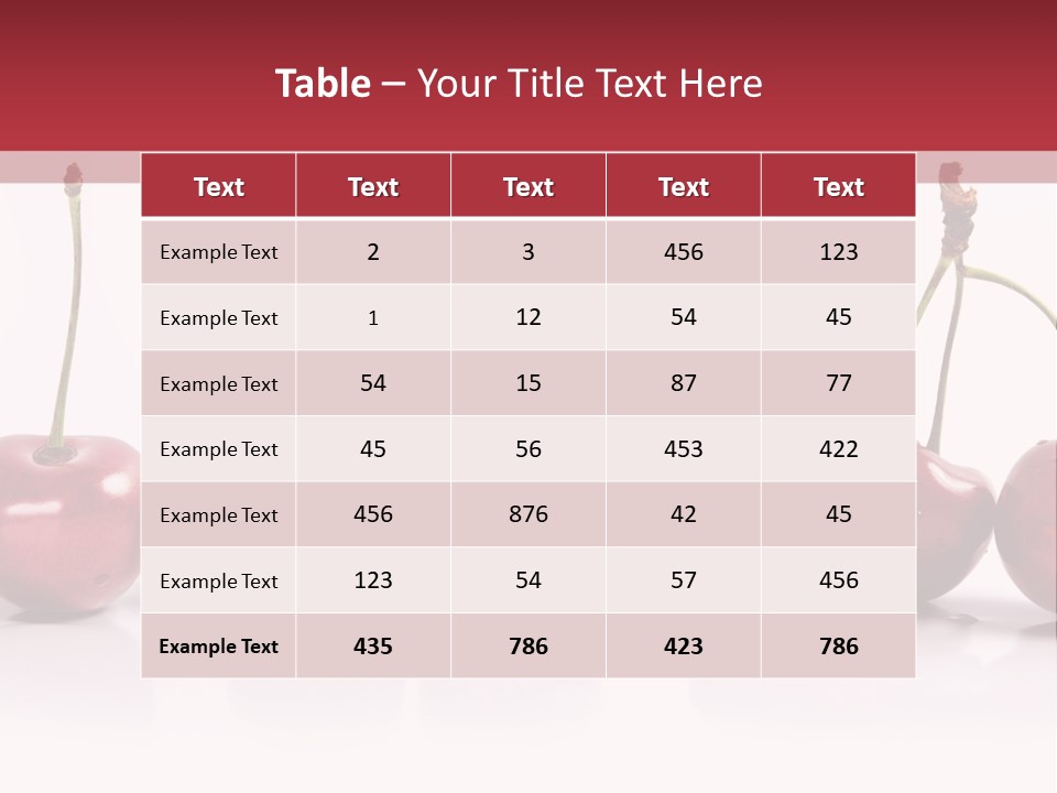 Color Nutrient Raw PowerPoint Template