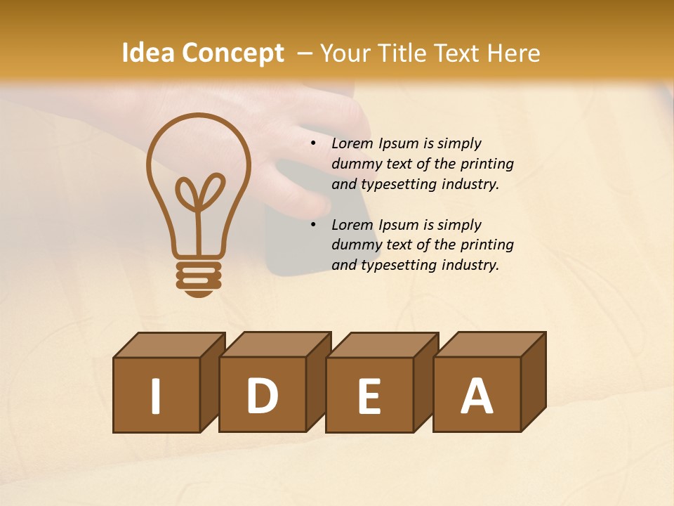 Vertical Cleaner Equipment PowerPoint Template