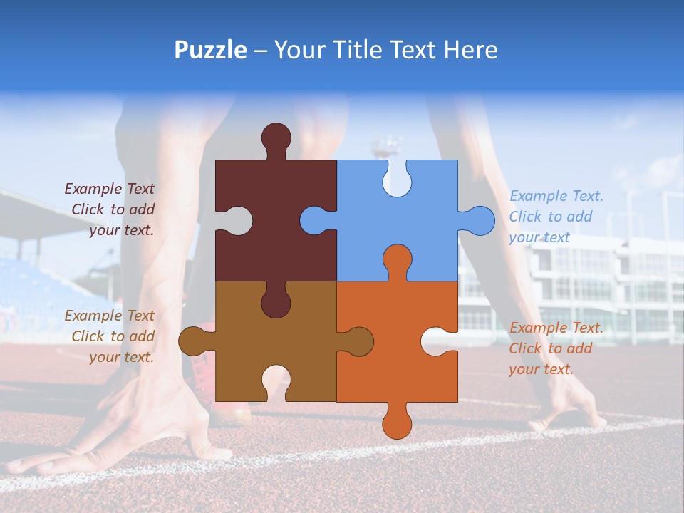 Athletic  Forward PowerPoint Template