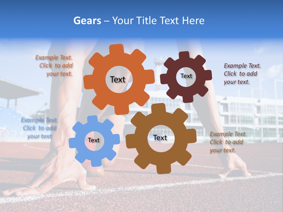 Athletic  Forward PowerPoint Template