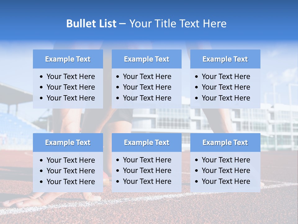 Athletic  Forward PowerPoint Template