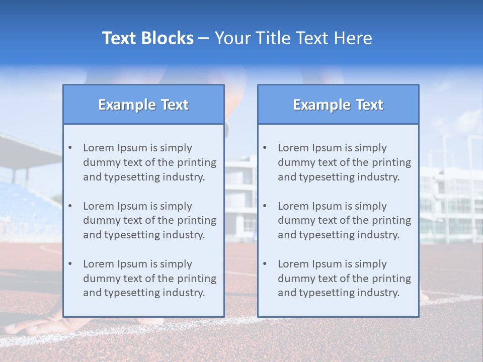Athletic  Forward PowerPoint Template