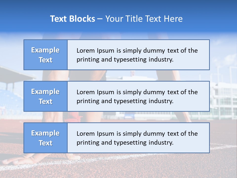 Athletic  Forward PowerPoint Template